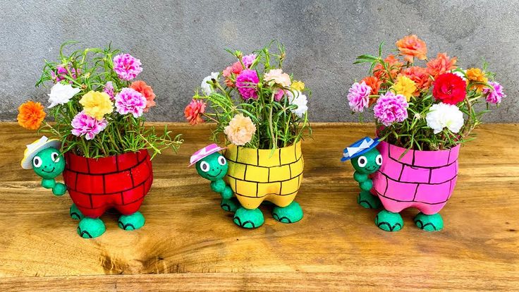 Recycled Plastic Plant Pots